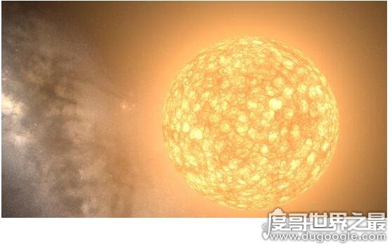 宇宙中最大的星球，盾牌座UY是太阳的1697倍(是地球的2亿亿倍)