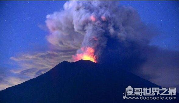 巴厘岛火山爆发频繁，或是太平洋火环活跃的引子(视频)