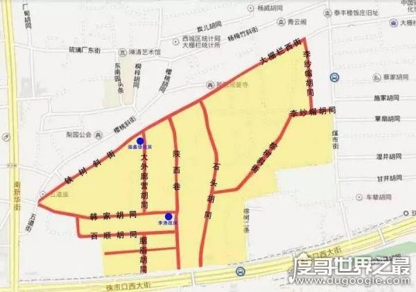 北京八大胡同是哪八条，胭脂胡同最出名(清末民初最兴盛)