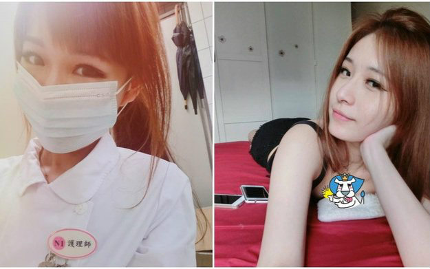 全台湾最美丽的俏护士原来就是她~趴在床上是在邀请我吗?