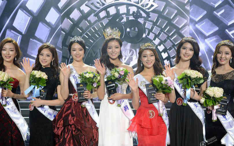 是在找哪里不一样吗？「2016韩国选美小姐大赛」网友酸:你有脸盲症吗