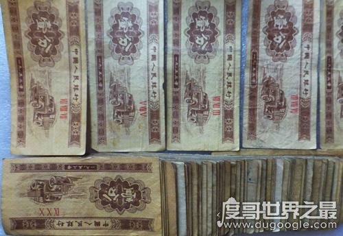 1953年一分钱纸币值多少钱，百张连号价值一万(81年翻印不值钱)