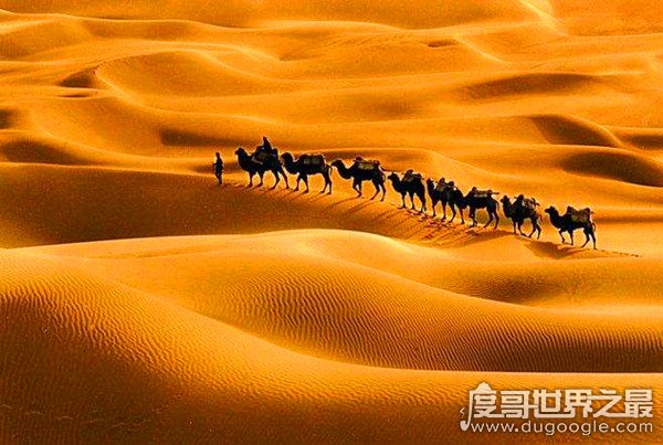 中国最大的沙漠排名，第一为塔克拉玛干沙漠(33.76万平方千米)