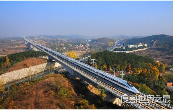 中国最长铁路线排名，京沪高铁全长1318公里排第五