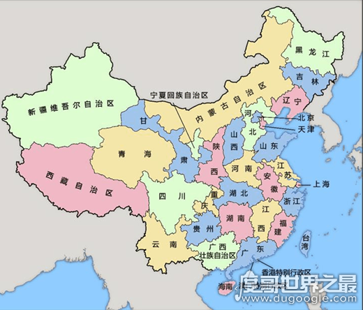 中国最不容易地震的省，浙江省强震次数最少(最多的是新疆)