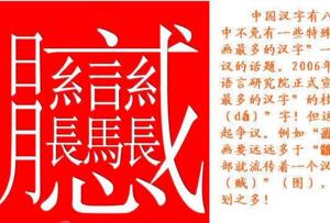 中国笔画最多的汉字，172画的字成谜(目前公认的是160画)