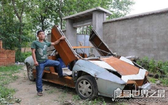 中国史上最牛跑车，花6万手工造出兰博基尼却不合法