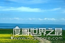 我国最大的咸水湖是青海湖，面积有4583平方公里