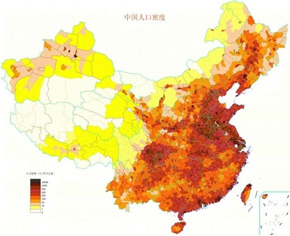 中国人口最多的城市前十名，重庆人口最多(3394万)