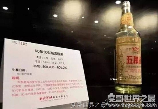 中国最贵的10瓶白酒，一口喝掉一套房