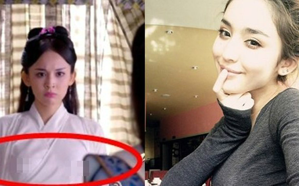 古力娜札「古装激凸照」疯传！薄纱透美胸两点外露：不穿内衣的吗？