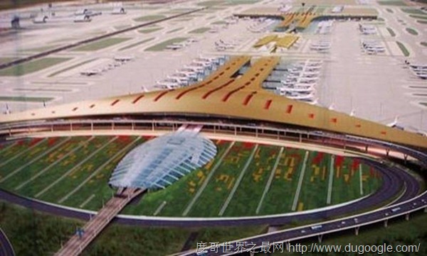 北京首都国际机场3号航站楼，中国面积最大单体建筑，世界最大单体航站楼