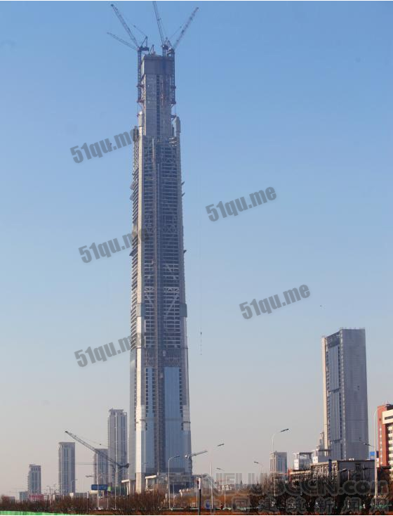 中国117大厦继迪拜塔成为世界第二高