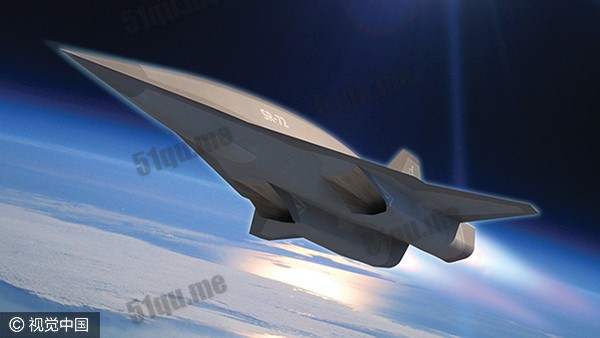 美国研制超音速战机SR-72 最高时速7200公里