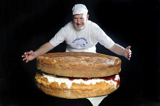 世界最大烤饼 为普通烤饼700倍