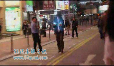 香港街头蓝光人是真的吗?蓝光人真相大揭秘!