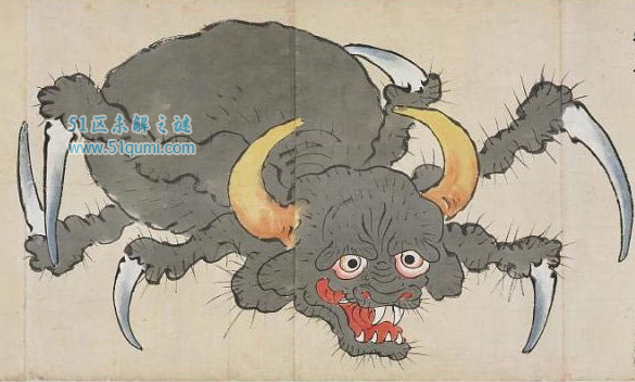 日本恐怖牛鬼的传说 牛头蜘蛛身的恐怖妖怪