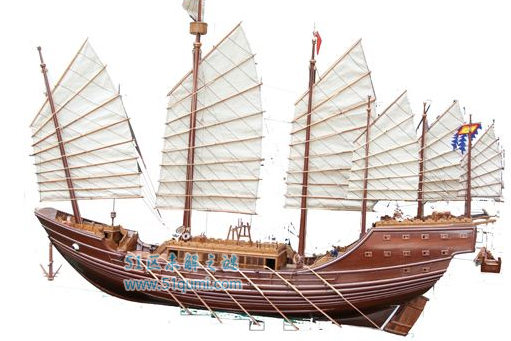 郑和宝船:中国史上最大的木船 郑和宝船排水量超航母?