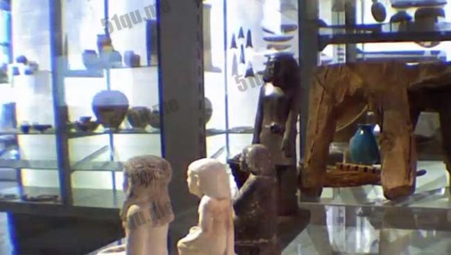 英国博物馆古埃及死神像自动旋转之谜
