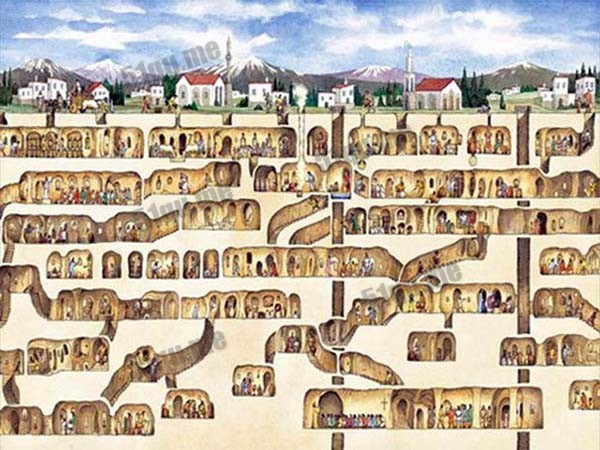 土耳其地下城市曾藏逾万居民