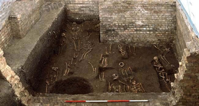 英国剑桥大学底下挖到400具完整的骨骸