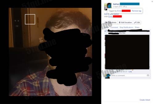 死去的女友在facebook上发短信给他