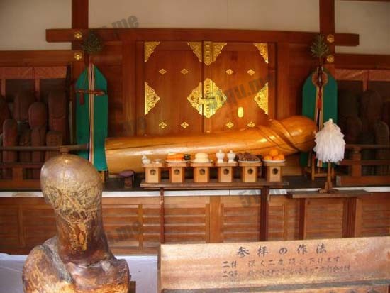 日本田县神社巨根节