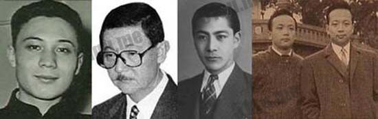 蒋介石的五个孙子：蒋孝文、蒋孝武、蒋孝勇、蒋孝慈、蒋孝严。