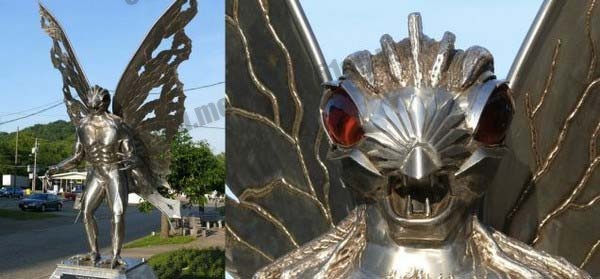 西维吉尼亚州的天蛾人雕像