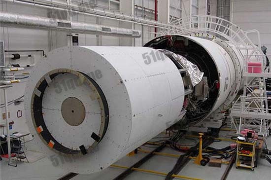 4月份发射、搭配在安塔瑞司火箭上的"天鹅座质量模拟器"（测试火箭系统用的）