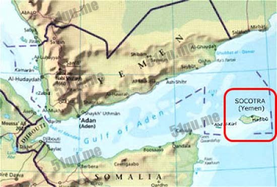 索科特拉（Socotra）位置