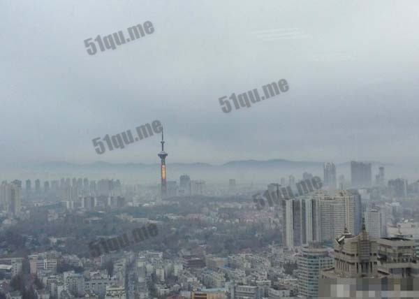南京薄雾飘渺出现罕见海市蜃楼奇观