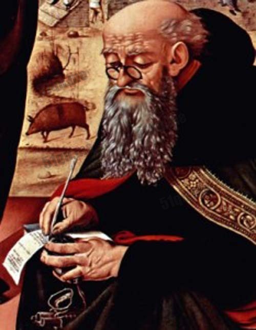 猪和掘墓人守护神:圣·安东尼（St.Anthony the Abbot）