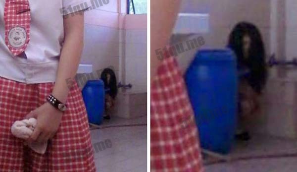 菲律宾中学女厕拍到贞子