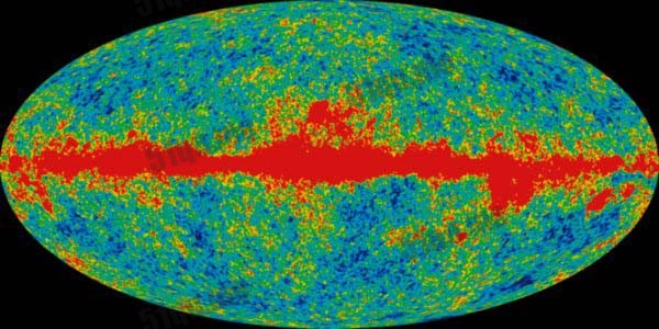 宇宙微波背景。搜寻引力波和与其它宇宙碰撞的迹象。