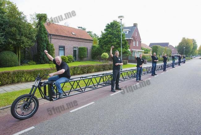 世界上最长的自行车