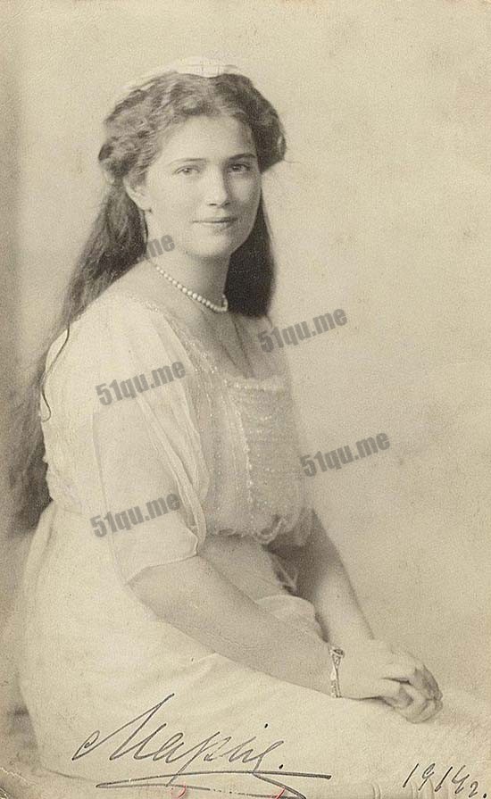 三公主玛丽亚（1899年6月26日 –1918年7月17日，19岁）