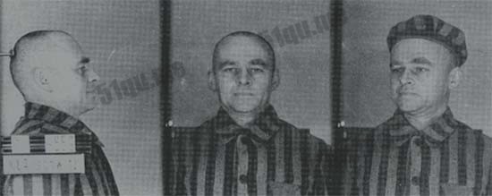 进入集中营时被纳粹拍下的囚犯照