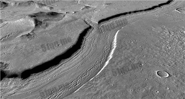 火星上有水流动的河道