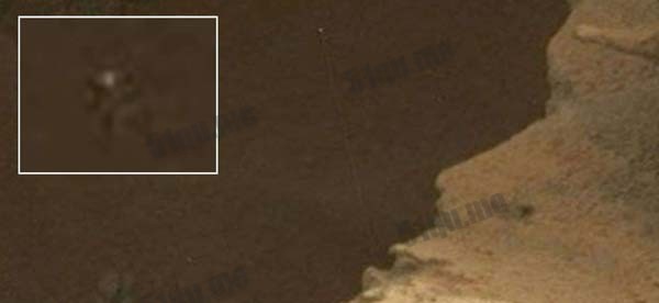 NASA照片显示火星上有东西在爬行
