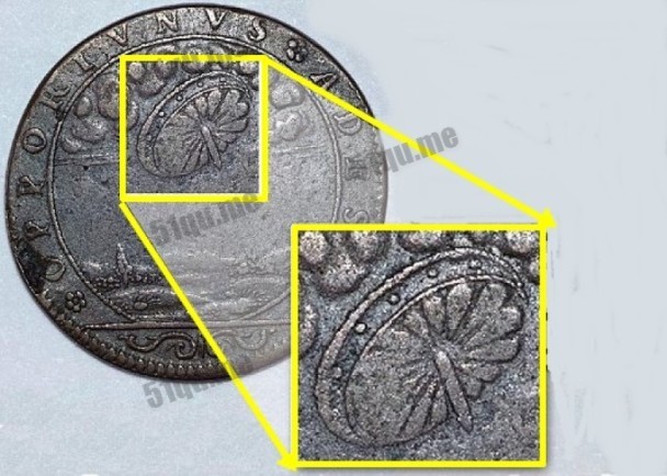 法国古币神秘图案 疑是UFO在17世纪造访地球