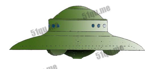 Haunebu II型纳粹ufo