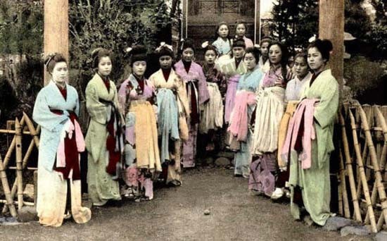 日本旧时期妓女