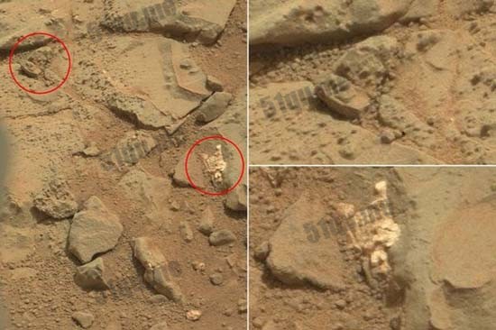 NASA火星照片出现疑似外星人骸骨