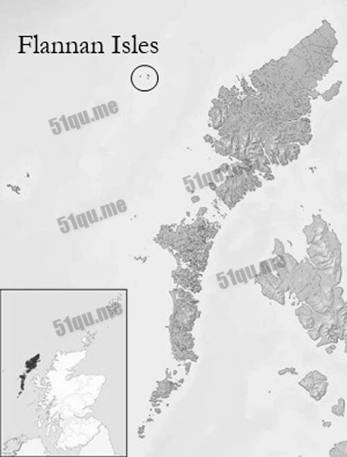 苏格兰的 Flannan Isle 岛